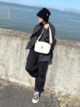 「MACKINTOSH PHILOSOPHY（ﾏｯｷﾝﾄｯｼｭ ﾌｨﾛｿﾌｨｰ）のアイテム（ジャケット/アウター）」を使った、𝑴𝒂さん（レディース・160cm）の秋コーディネート
