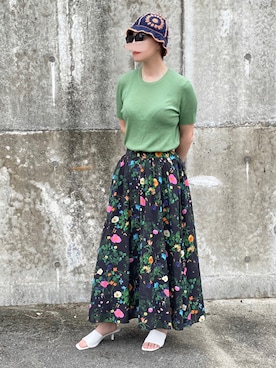 𝑴𝒂さん（レディース・160cm）の夏コーディネート