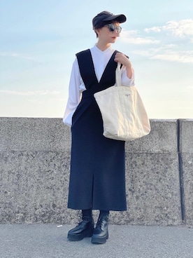 「AmbreNeige」｜𝑴𝒂さん（レディース・160cm）の秋コーディネート