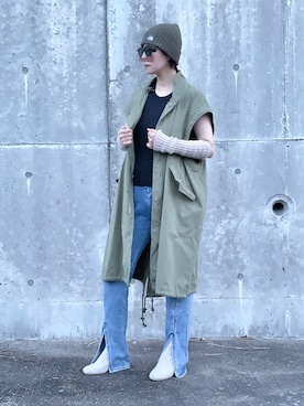 𝑴𝒂さん（レディース・160cm）の秋コーディネート