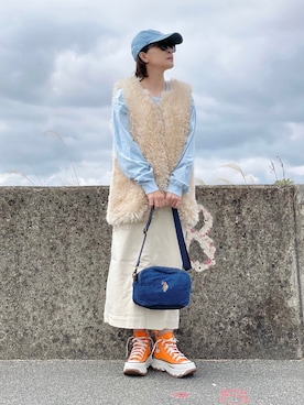 𝑴𝒂さん（レディース・160cm）の春コーディネート