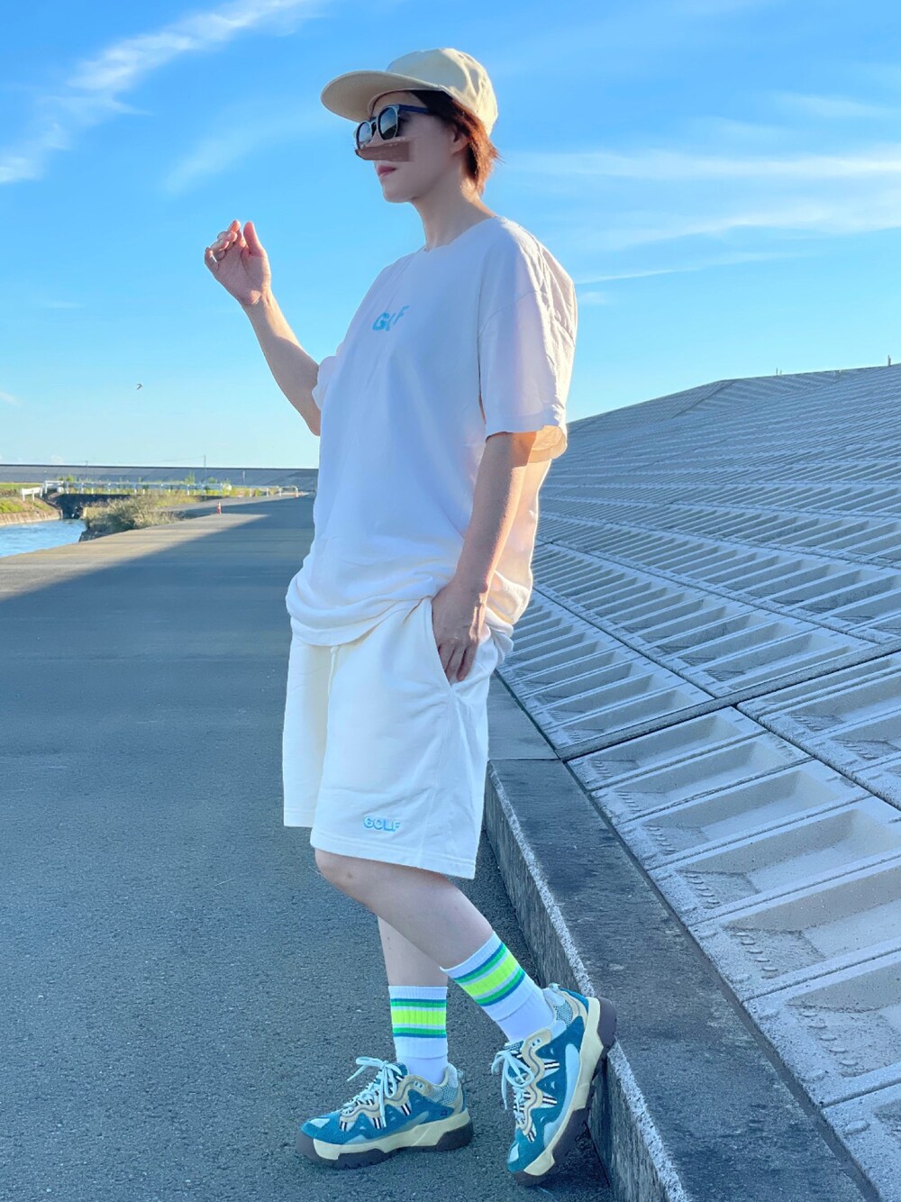 GOLF WANG STITCHED Tシャツ 半袖 White Brown Blue 送料込み 300x300-f2-albu-g9-M00-CC-C9-