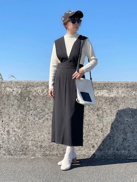 𝑴𝒂さん(レディース・160cm)の秋コーディネート