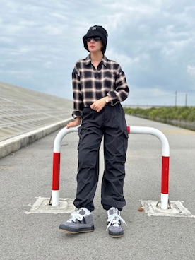 「U.S.POLO ASSN.」｜𝑴𝒂さん（レディース・160cm）の秋コーディネート