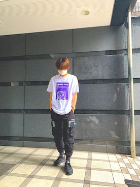 「HIPANDA（ハイパンダ）のアイテム」を使った、miyokku10taさん（メンズ・173cm）の夏コーディネート