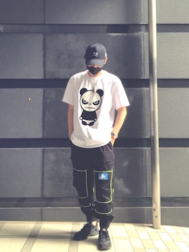 「HIPANDA（ハイパンダ）のアイテム」を使った、miyokku10taさん（メンズ・173cm）の夏コーディネート