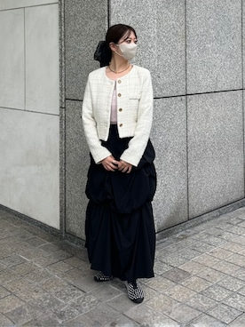 「アイテム（バレエシューズ）」を使った、Lucidaさん（レディース・154cm・20代）の秋コーディネート