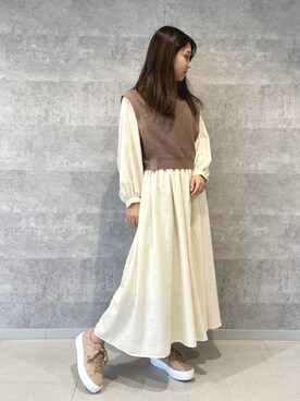 Lucidaさん（レディース・153cm）の秋コーディネート