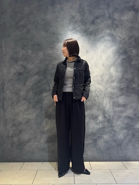 「アイテム（ダウンジャケット/コート）」を使った、かりんこさん（レディース・170cm）の秋コーディネート