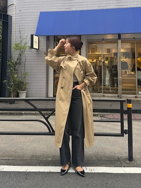 「アイテム（パンツ）」を使った、かりんこさん（レディース・170cm）の秋コーディネート