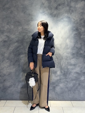 「Pyrenex（ピレネックス）のアイテム」を使った、かりんこさん（レディース・170cm）の秋コーディネート