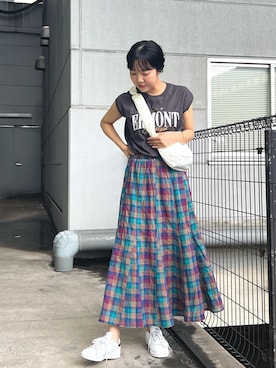 かりんこさん（レディース・170cm）の夏コーディネート