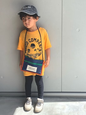 「海外子供服」｜teppeiiiさん（キッズ・125cm）の夏コーディネート