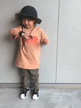 「海外子供服」｜teppeiiiさん（キッズ・125cm）の夏コーディネート