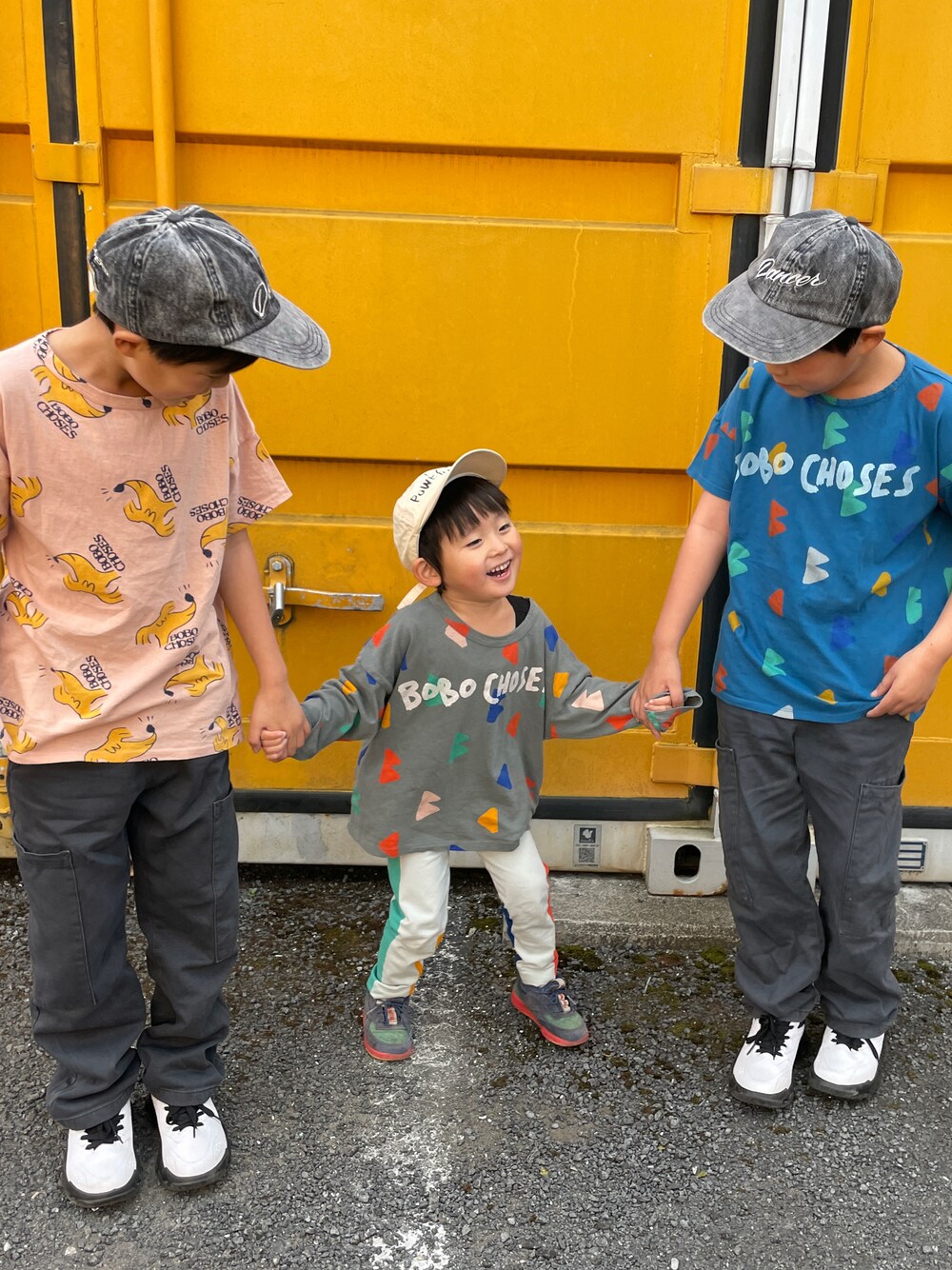 BOBO CHOSES シャツ＋ショートパンツ セットアップ 2-3yサイズ BOBO CHOSES シャツ＋ショートパンツ セットアップ 2-3yサイズ