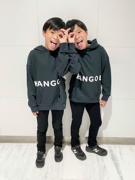 「KANGOL KIDS（カンゴールキッズ）のアイテム」を使った、kanako0304さん（キッズ・128cm）の秋コーディネート