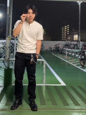 「アイテム（トップス）」を使った、しょ🐶さん（メンズ・173cm・20代）の夏コーディネート