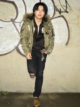 しょ🐶さん（メンズ・173cm）の冬コーディネート