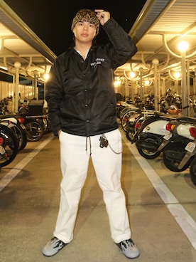 「Re:make（リメイク）のアイテム」を使った、しょ🐶さん（メンズ・173cm）の冬コーディネート