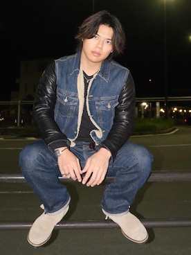 しょ🐶さん（メンズ・173cm）の秋コーディネート