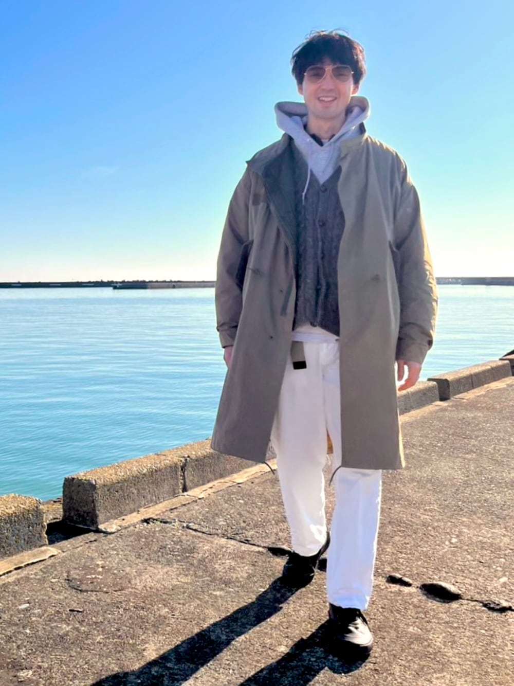 モッズコートを使った「オーバーサイズ」のメンズ人気ファッション