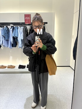 「select MOCA（セレクトモカ）のアイテム（ジャケット/アウター）」を使った、miruuuuさん（レディース・164cm）の冬コーディネート