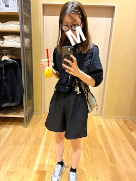 「アイテム（エコバッグ/サブバッグ）」を使った、miruuuuさん（レディース・164cm）の夏コーディネート