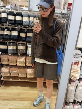 「H&M（エイチ・アンド・エム）のアイテム（トップス）」を使った、miruuuuさん（レディース・164cm）の冬コーディネート