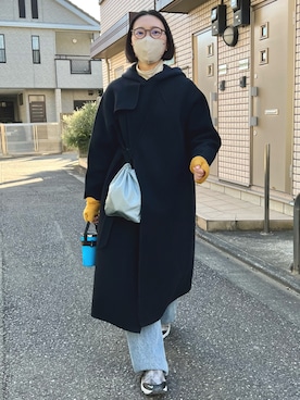「SPACE_SPACE（スペーススペース）のアイテム」を使った、Bennie さん（レディース・167cm）の冬コーディネート