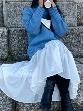 「WINTER STYLE」｜SHINO.ISHIMARUさん（レディース・162cm）の冬コーディネート