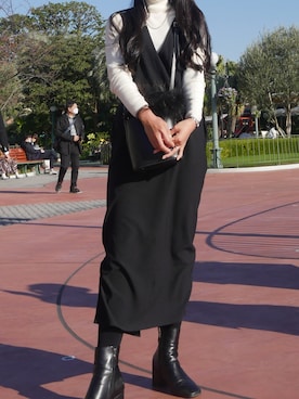 「WINTER STYLE」｜SHINO.ISHIMARUさん（レディース・162cm）の冬コーディネート
