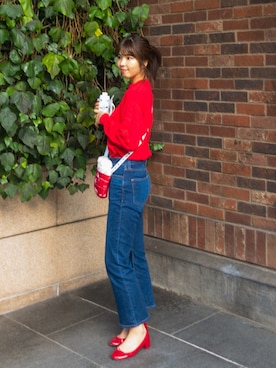 「Dior（ディオール）のアイテム（トップス）」を使った、こっこちゃんさん（レディース・168cm）の秋コーディネート