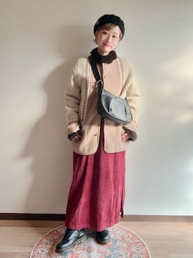 「アイテム（ジャケット/アウター）」を使った、sumireさん（レディース・155cm）の秋コーディネート