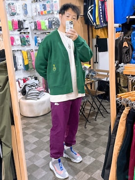 「アイテム（カーディガン/ボレロ）」を使った、タカさん（メンズ・175cm・30代）の秋コーディネート