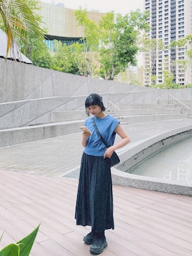 Fannnnnさん（レディース・158cm）の夏コーディネート