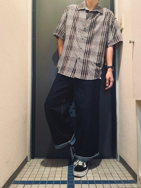 「FREAK'S STORE（フリークスストア）のアイテム（腕時計）」を使った、@soranoさん（メンズ・177cm）の夏コーディネート