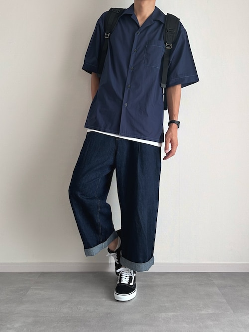 オシャレ ワイド ルーズ デニムパンツ バギー ルーズバギーワイドデニム（デニムパンツ）｜neez.（ニーズ）の