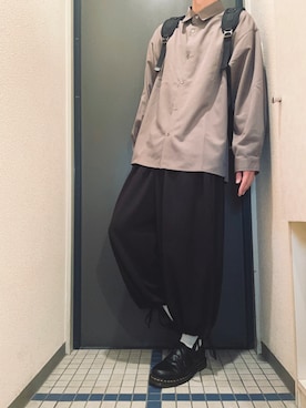 「MFK（エムエフケー）のアイテム」を使った、@soranoさん（メンズ・177cm）の秋コーディネート