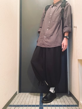 「MFK（エムエフケー）のアイテム」を使った、@soranoさん（メンズ・177cm）の秋コーディネート