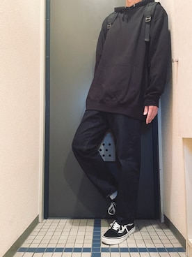 「アイテム（パーカー）」を使った、@soranoさん（メンズ・177cm・20代）の秋コーディネート