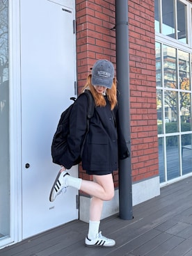 「アイテム（セットアップ）」を使った、ISOOKさん（レディース・152cm）の秋コーディネート