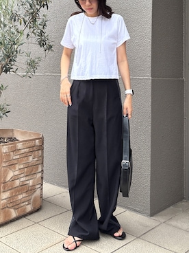 「ISOOK（アイスー）のアイテム（アクセサリー）」を使った、ISOOKさん（レディース・160cm）の夏コーディネート