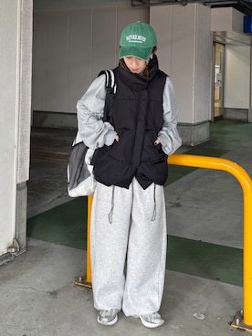 「アイテム（バックパック/リュック）」を使った、ISOOKさん（レディース・152cm）の秋コーディネート