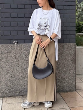 「ISOOK（アイスー）のアイテム」を使った、ISOOKさん（レディース・160cm）の夏コーディネート