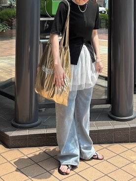 「LVEU.（ラブユ.）のアイテム」を使った、ISOOKさん（レディース・152cm）の秋コーディネート