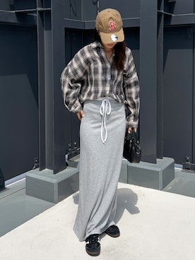 「ISOOK（アイスー）のアイテム」を使った、ISOOKさん（レディース・160cm）の秋コーディネート