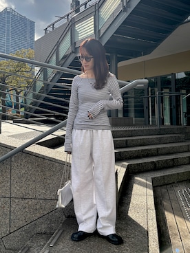 「ISOOK（アイスー）のアイテム」を使った、ISOOKさん（レディース・152cm）の冬コーディネート