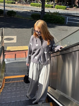 「ISOOK（アイスー）のアイテム」を使った、ISOOKさん（レディース・152cm）の秋コーディネート