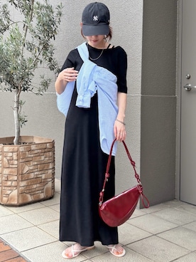 「ISOOK（アイスー）のアイテム」を使った、ISOOKさん（レディース・152cm）の夏コーディネート