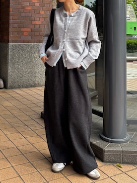 「ISOOK（アイスー）のアイテム」を使った、ISOOKさん（レディース・152cm）の秋コーディネート